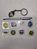 Fokai keychain/cel phone sticker pack