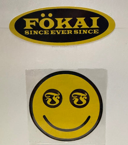 Reflective Happy man and OG vinyl sticker set