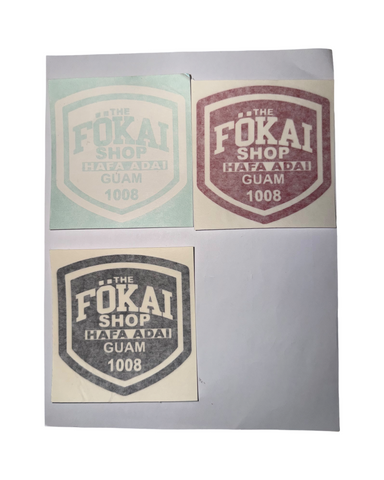 Fokai Shop Shield Sticker